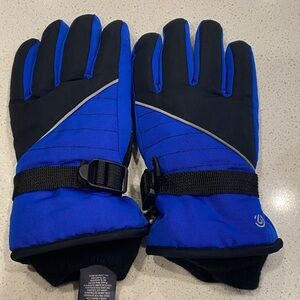 Champion Black and Blue Gloves